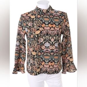 Zara Multicolor Floral Blouse